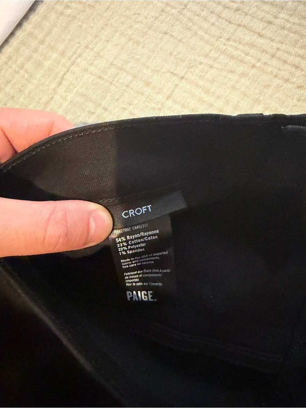 Paige Croft Black Jeans